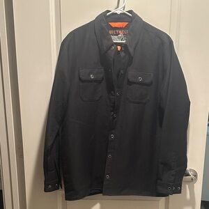 Men's Black Shirt Jacket